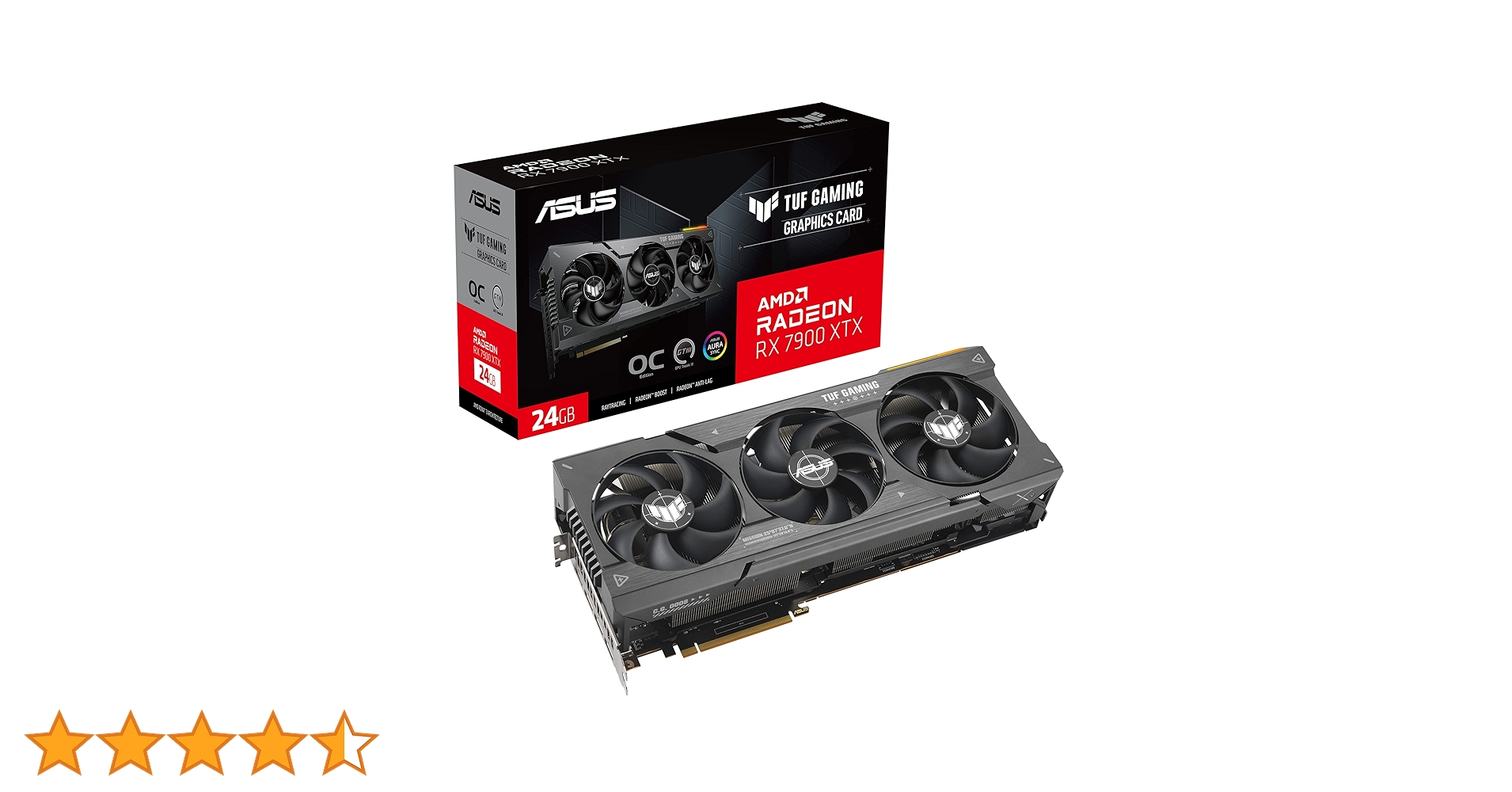 グラフィックボード・グラボ・ビデオカード ASUS AMD Radeon RX 7900 XTX 24GB Amazon | ASUS AMD Radeon RX 7900 XTX OC Edition 24G ビデオ